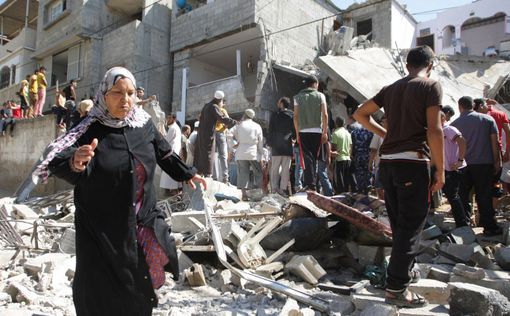 Последствия ответных авиаударов ЦАХАЛа по Газе