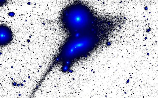 Израильские астрономы нашли галактику в форме головастика