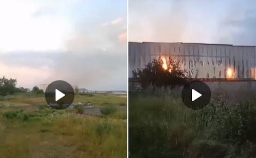 В Белгороде горел сельскохозяйственный склад