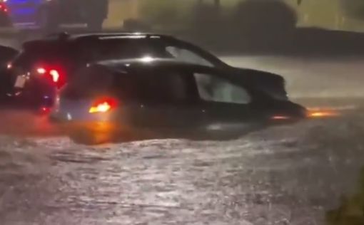 Шторм вызвал наводнение в Атланте