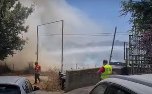 Молящихся в синагоге в Хар-Ноф эвакуировали из-за пожара: видео