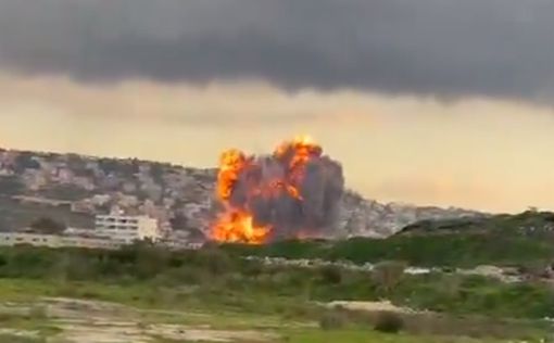 Видео: на ракетном складе "Хезболлы" - взрывы и пожар