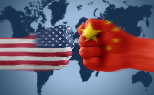 флаг США Китай