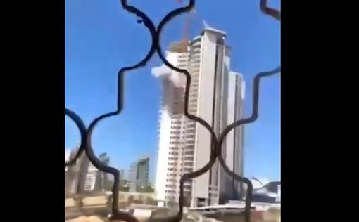 Видео: прямое попадание в здание в Ашдоде