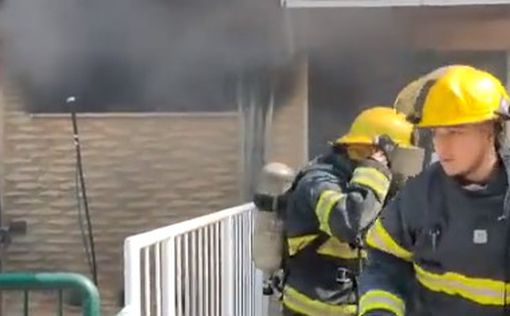 От пожара в Хайфе спасли пять человек