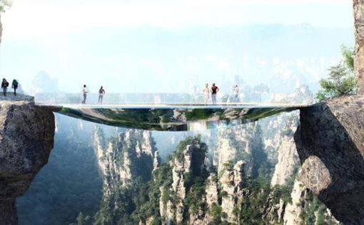 В горах Китая появится "невидимый" мост