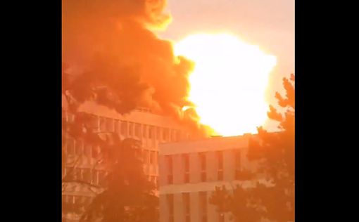 Видео мощного взрыва в университете Лиона