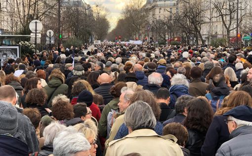 В Париже прошел марш против антисемитизма