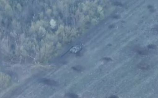 Видео уничтожения очередного танка россиян