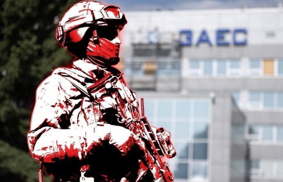 Российские военные продолжают обстреливать Запорожскую АЭС