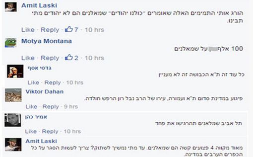 Израильтяне, радующиеся атаке в Тель-Авиве: так вам и надо!