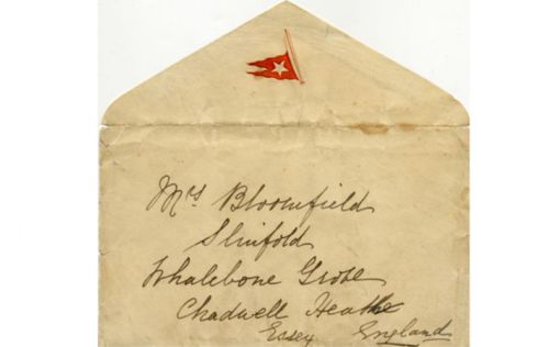 Письмо с "Титаника" может уйти на аукционе за $150 тысяч