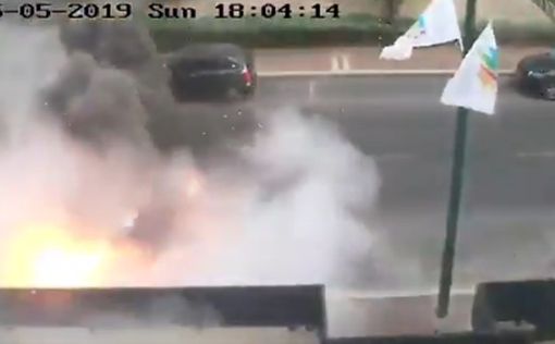 Видео: взрыв ракеты возле жилого дома в Ашдоде