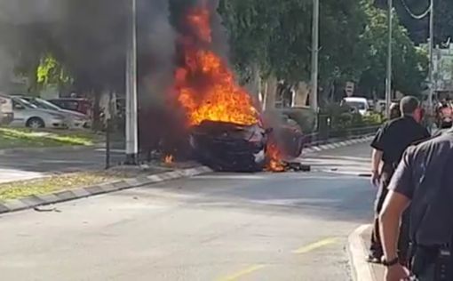 Бандитский Израиль: в Нешере взорвали авто с гангстером