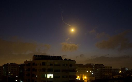 Ночной ракетный обстрел из Газы