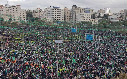 ХАМАС устроил гигантские празднования в Газе