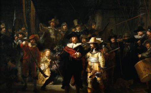Неизвестный защитный слой обнаружен в картине Рембрандта "Ночной дозор"
