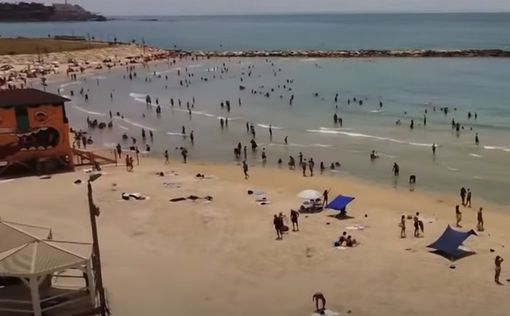 На пляже Ришон ле-Цион был обнаружен снаряд