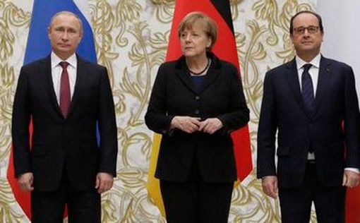 Олланд и Меркель назвали недостаточным прогресс на Украине