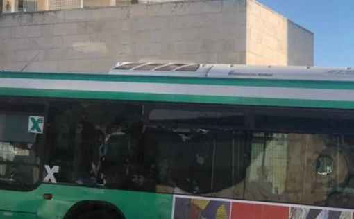 В центре Иерусалима разбит автобус Эгед