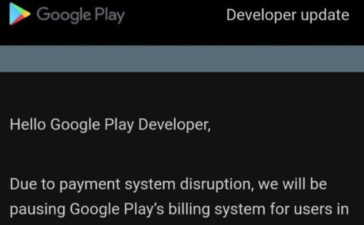 Google Play прекратил работу в России