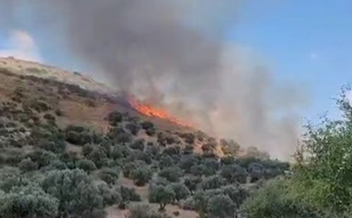 В Галилее вспыхнули два масштабных пожара после обстрела