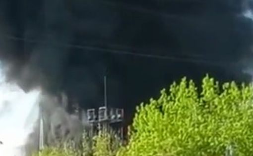 На территории одного из институтов в РФ вспыхнул пожар: видео