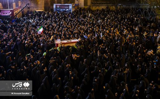 Миллион человек на похоронах иранского генерала убитого 3 израильскими ракетами