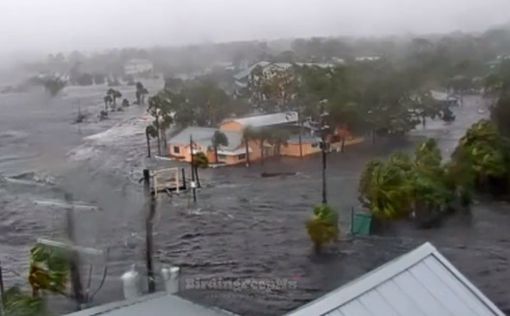Мощный ураган "Идалия" обрушился на побережье Флориды