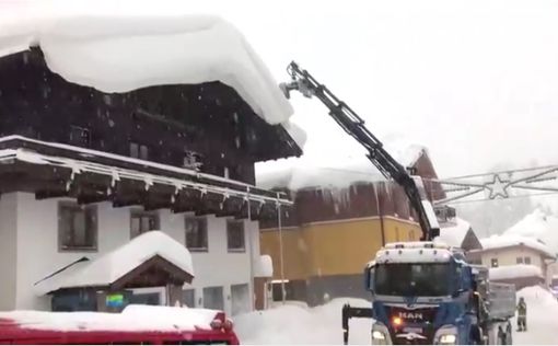 Армия Германии взялась за уборку снега