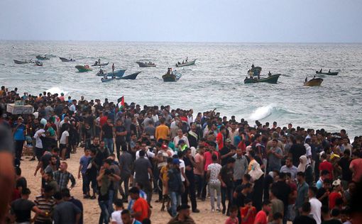 Флотилия из Газы остановлена на морской границе, 93 раненых