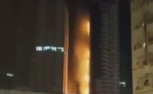 Третий раз за год: в Эмиратах горят небоскребы