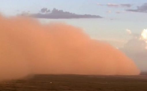 Огромная "стена" пыли обрушилась на Аризону (видео)
