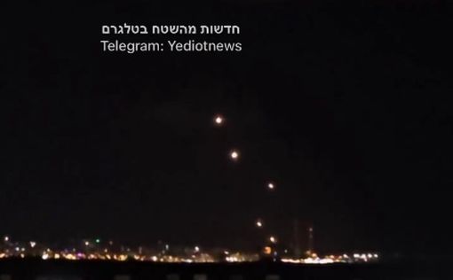 Видео: десятки ракет выпущены по Ашкелону