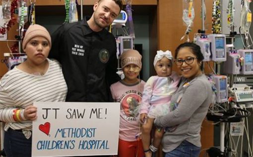Джастин Тимберлейк порадовал пациентов детской больницы