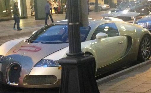 Неприличное граффити на Bugatti возмутило Интернет