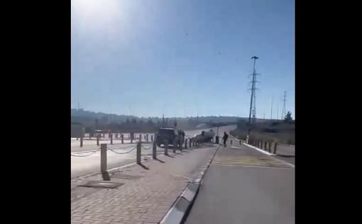 Видео: так закончился "полет" арабского угонщика на шоссе №443