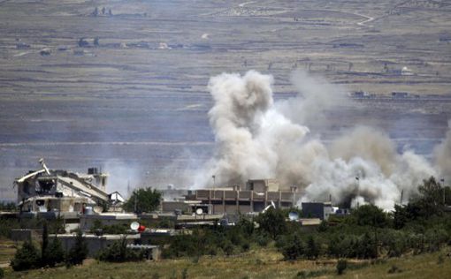 Град ракет обрушился на сирийский город. Видео