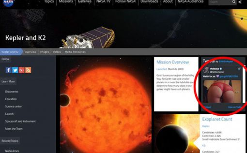 На сайте NASA разместили фотографию голого зада