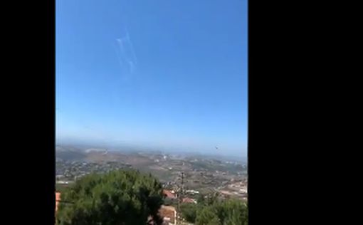 Запуск ракет из Ливана засняли на видео