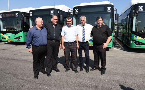Экологически чистые автобусы для жителей Хайфы и Крайот