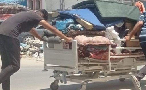 Палестинцы разграбили больницу в Хан-Юнис и продают оборудование на рынке