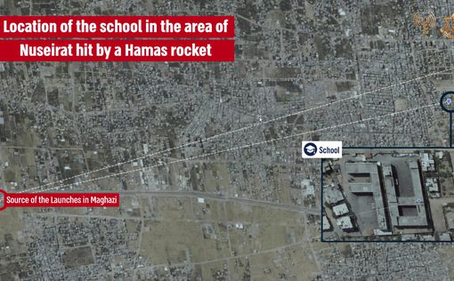 Ракета ХАМАСа угодила в школу в Газе