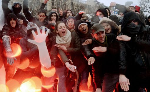 Протесты во Франции: 19 раненых, 250 арестованных