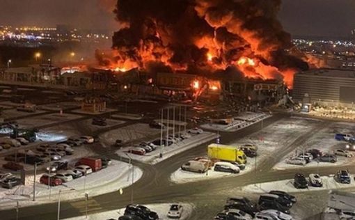 Взрывы и пожар : сгорел торговый центр Мега Химки