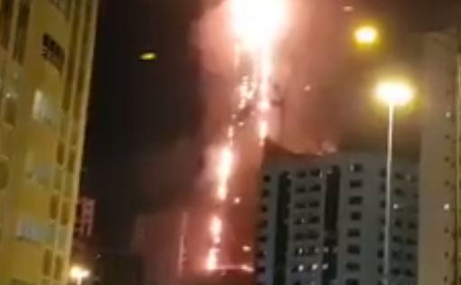 В ОАЭ горело 48-этажное здание