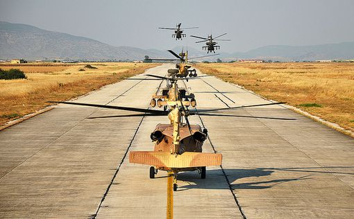 Чрезвычайное происшествие на базе вертолетов ЦАХАЛа