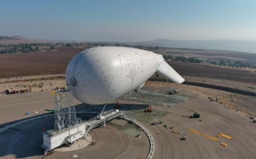 ЦАХАЛ запустил гигантский воздушный шар на севере Израиля