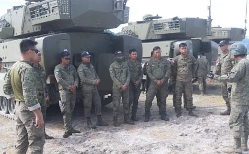 Филиппинская армия испытала израильский танк