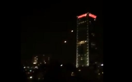 Видео: перехват ракеты над Тель-Авивом